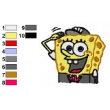 SpongeBob SquarePants Embroidery Design 27
